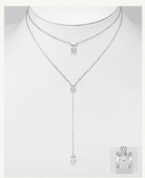 Necklace Decorated with CZ